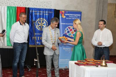 Среща на ДГ Борислав Къдреков с Ротари клуб Петрич, 15 юли 2021