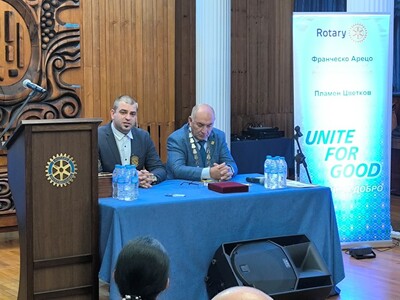 Среща на ДГ Пламен Цветков с Ротари клуб Пирдоп, 6.октомври.2025