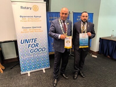 Среща на ДГ Пламен Цветков с Ротари клуб Пловдив Филипопол и Пловдив Пълдин, 28.Октомври.2025