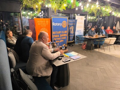 Среща на ДГ Пламен Цветков с Ротари клуб Стара Загора, 13.октомври.2025