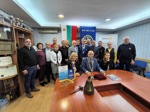 Среща на ДГ Пламен Цветков с Ротари клуб Ямбол, 14.октомври.2025