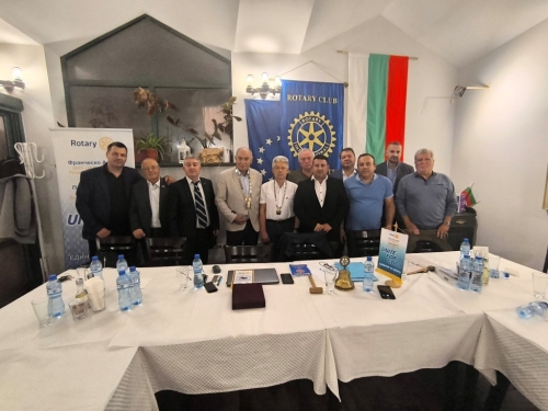 Среща на ДГ Пламен Цветков с Ротари клуб Търговище, 23.октовмри.2025