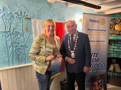 Среща на ДГ Пламен Цветков с Ротари клуб Нова Загора, 12.ноември.2025