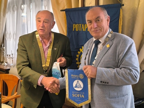 Среща на ДГ Пламен Цветков с Ротари клуб София, 1.декември.2025