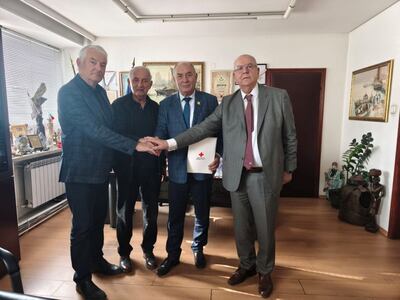 Подписване на споразумение между Дистрикт 2482 и БЧК за кампания КУПИ И ДАРИ