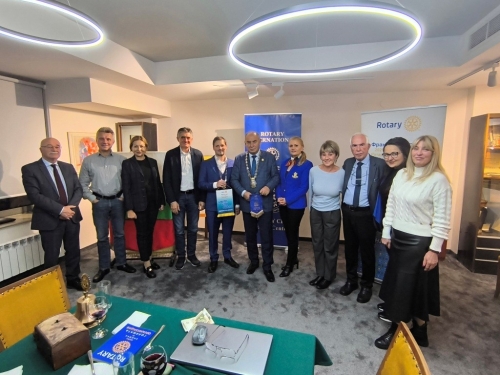Среща на ДГ Пламен Цветков с Ротари клуб София Център, 03.декември.2025