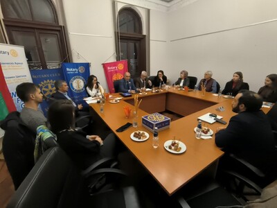 Среща на ДГ Пламен Цветков с Ротари клуб София Сердика, 09.декември.2025