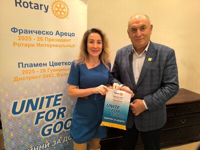 Среща на ДГ Пламен Цветков с Ротари клуб София Възраждане, 13.януари.2026