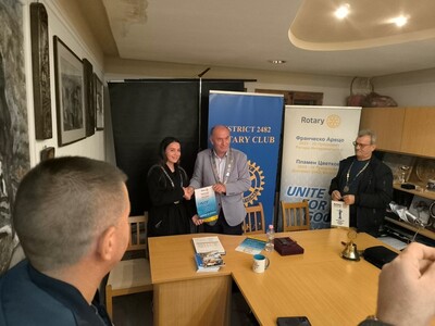 Среща на ДГ Пламен Цветков с Ротари клуб Тутракан, 26.януари.2026