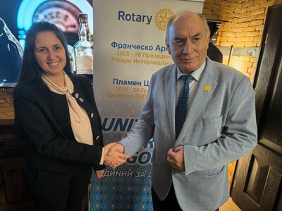 Среща на ДГ Пламен Цветков с Ротари клуб Карлово, 11.февруари.2026