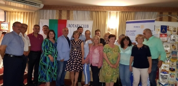 Среща на ДГ Митко Минев с Ротари клуб Горна Кюстендил, 10 юли 2019 г