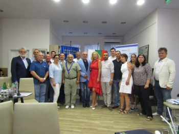 Среща на ДГ Митко Минев в Ротари клуб Бургас, 15 юли 2019