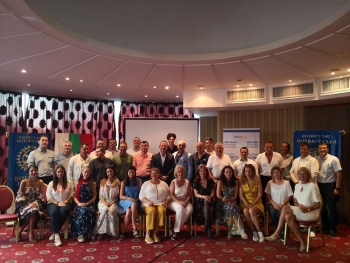 Среща на ДГ Митко Минев в Ротари клуб Бургас Пиргос, 18 юли 2019