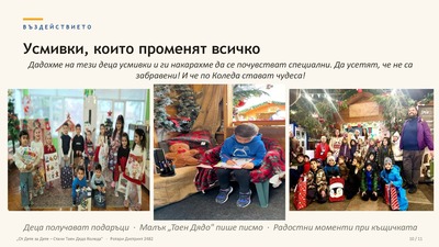 Презентацията на благотворителната кампания „От Дете за Дете – Стани Таен Дядо Коледа“, 2025 г.