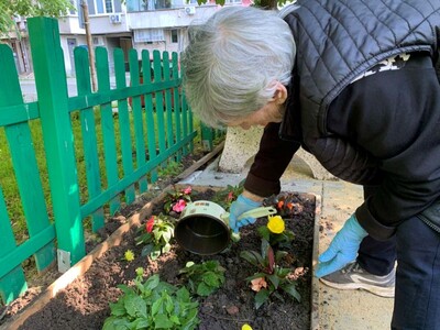 Доброто разцъфтя в „Грижовник“: Ротари клуб Бургас създаде външно пространство за социална градина за хора с деменция