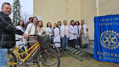 Стойки за велосипеди в град Разград